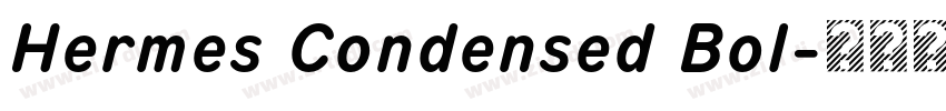 Hermes Condensed Bol字体转换